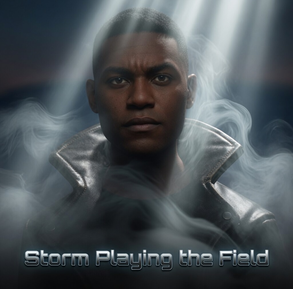 Storm Playing the Field — cinematic portrait
